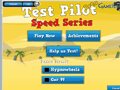 teste de velocidade do piloto da série
