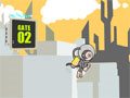 robot scimmia città