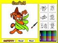 página do Garfield para colorir