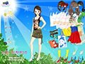 Sun and leaves Dressup