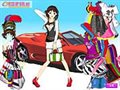 Car girl fashion